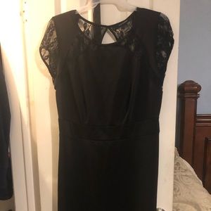 Little black dress with open back